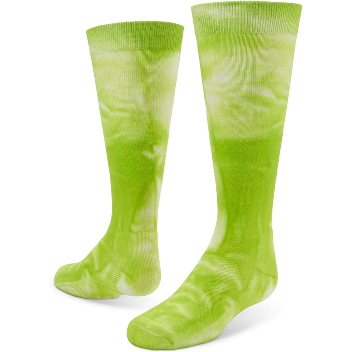 Sof Sole All Sport Over - The - Calf Team Athletic Performance Socks, Neon Green Tie Dye, Small 13 - 14Y, 2 Pair - Forza Sports