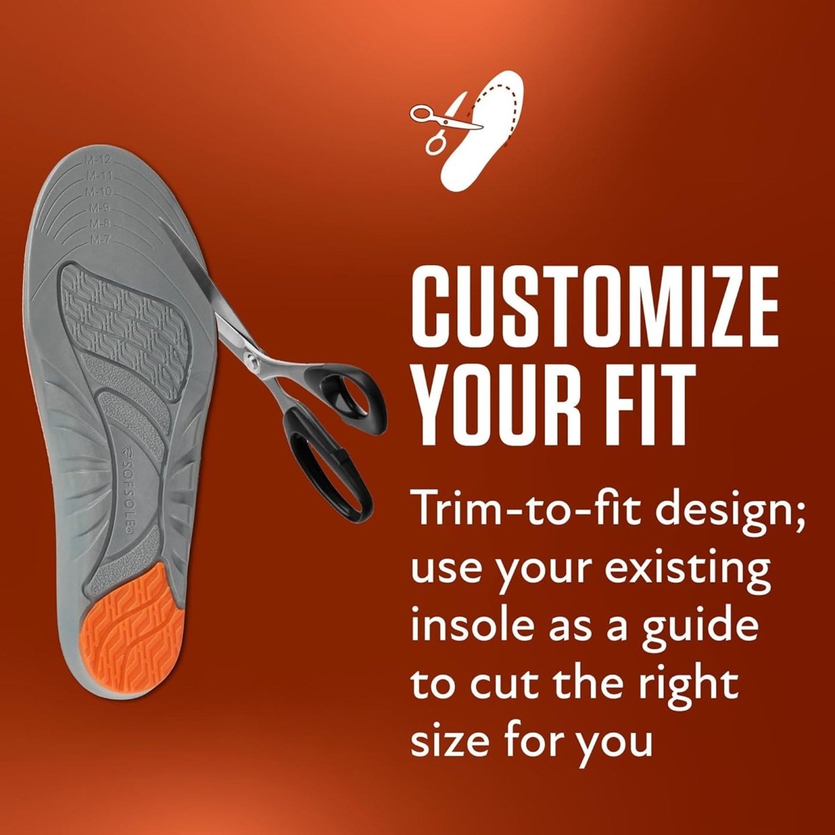 Sof Sole Arch Trim To Fit Insoles - Forza Sports