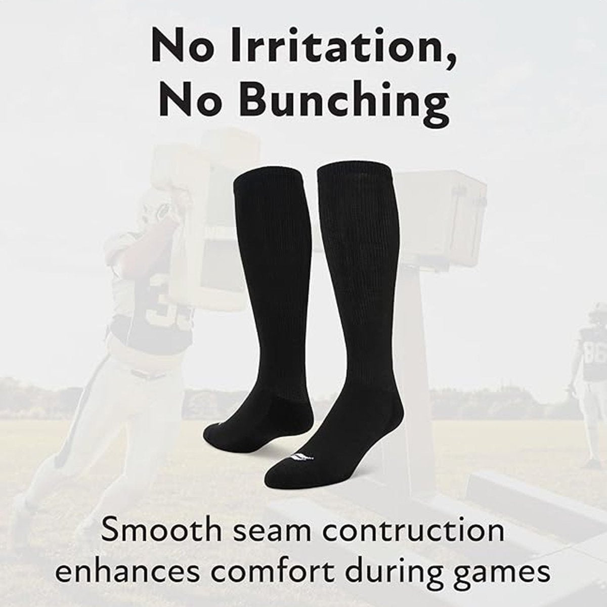 Sof Sole Football Over - The - Calf Team Athletic Performance Socks, White - Forza Sports