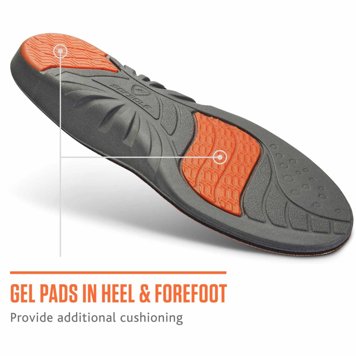 Sof Sole Men's Athlete Insole - Men's 15 - 16 - Forza Sports