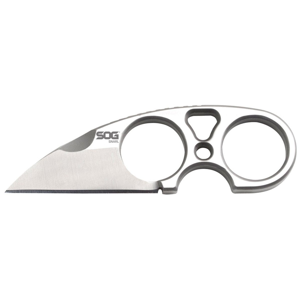 SOG - Snarl - 2.3" Sheepsfoot Style Blade and Black Sheath - Forza Sports