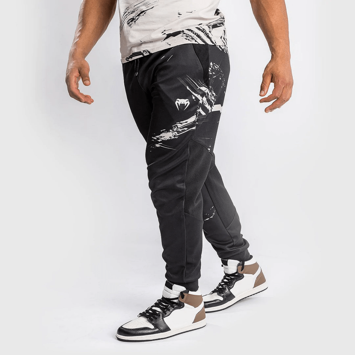 Venum UFC Authentic Fight Week 2.0 Jogger Pants - Black/Sand - Forza Sports