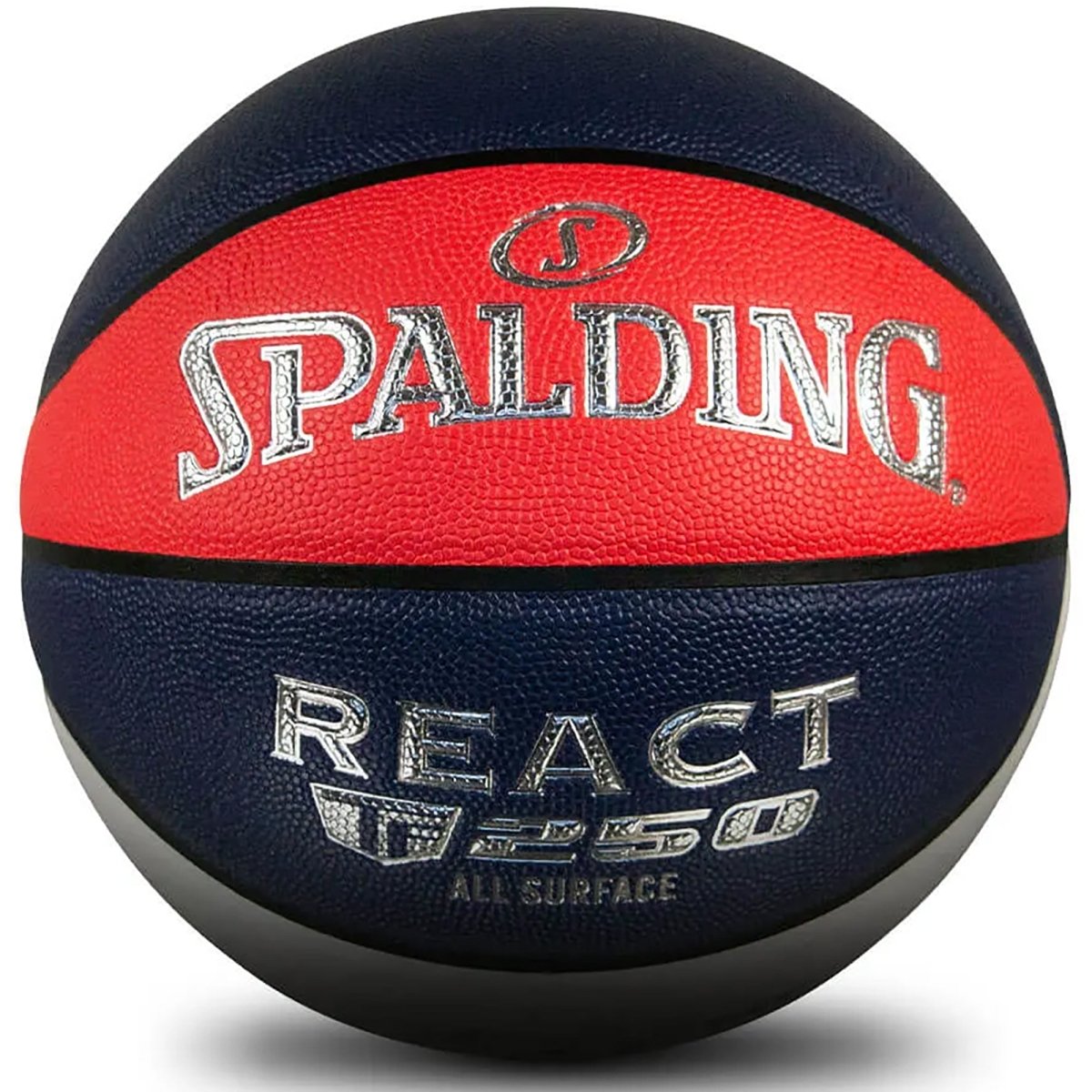 Spalding React TF - 250 Indoor/Outdoor Basketball - Red/White/Blue - Forza Sports