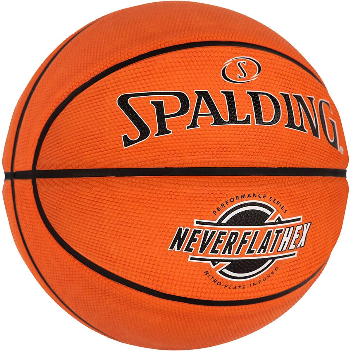 Spalding SGT NeverFlat Hexagrip Indoor/Outdoor Basketball - Forza Sports