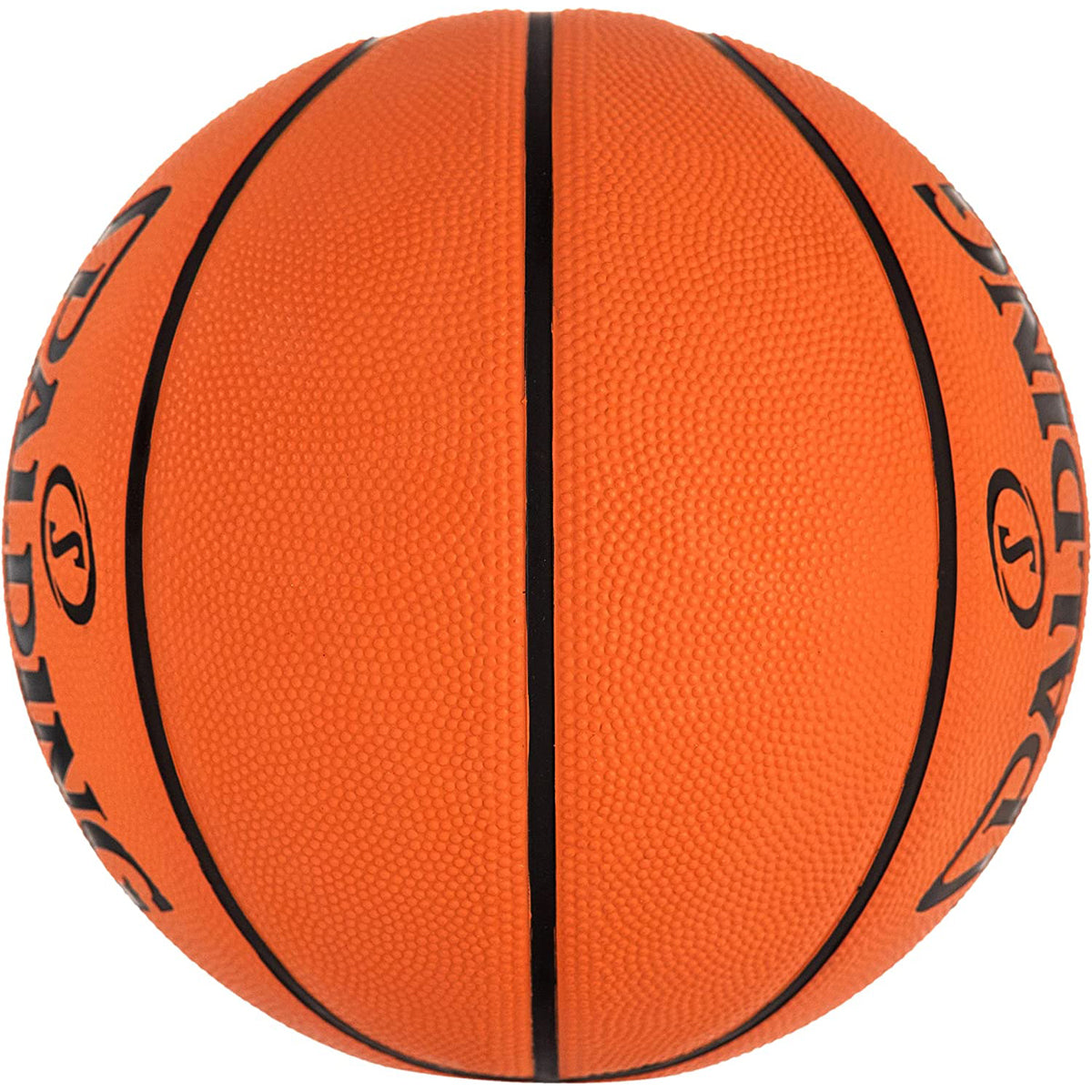 Orange basketball with black lines and text on a white background - Forza Sports