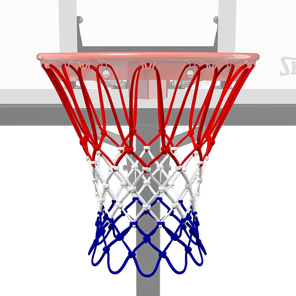 Spalding Heavy - Duty Basketball Net - Red/White/Blue - Forza Sports