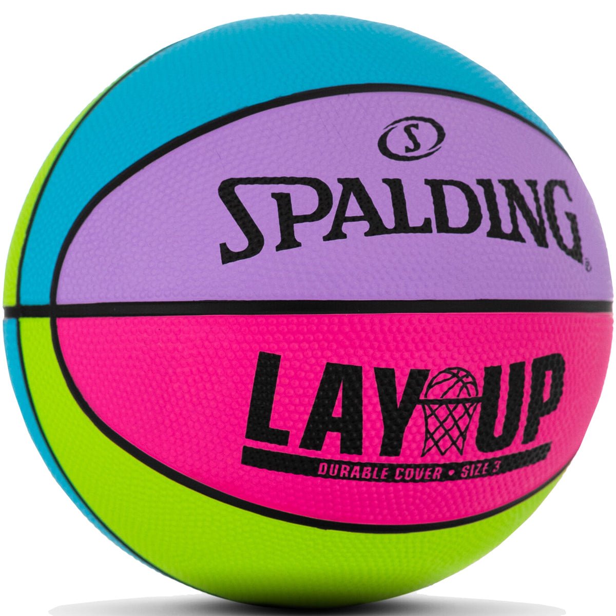 Spalding 22" Lay - Up Mini Rubber Outdoor Basketball - Forza Sports