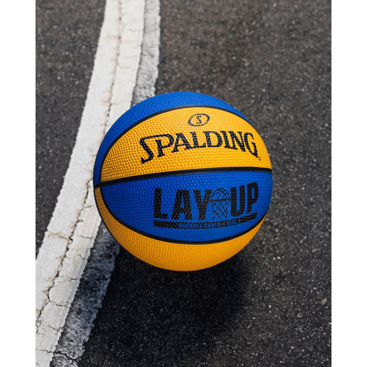 Spalding Layup Mini Rubber Outdoor Basketball - Forza Sports