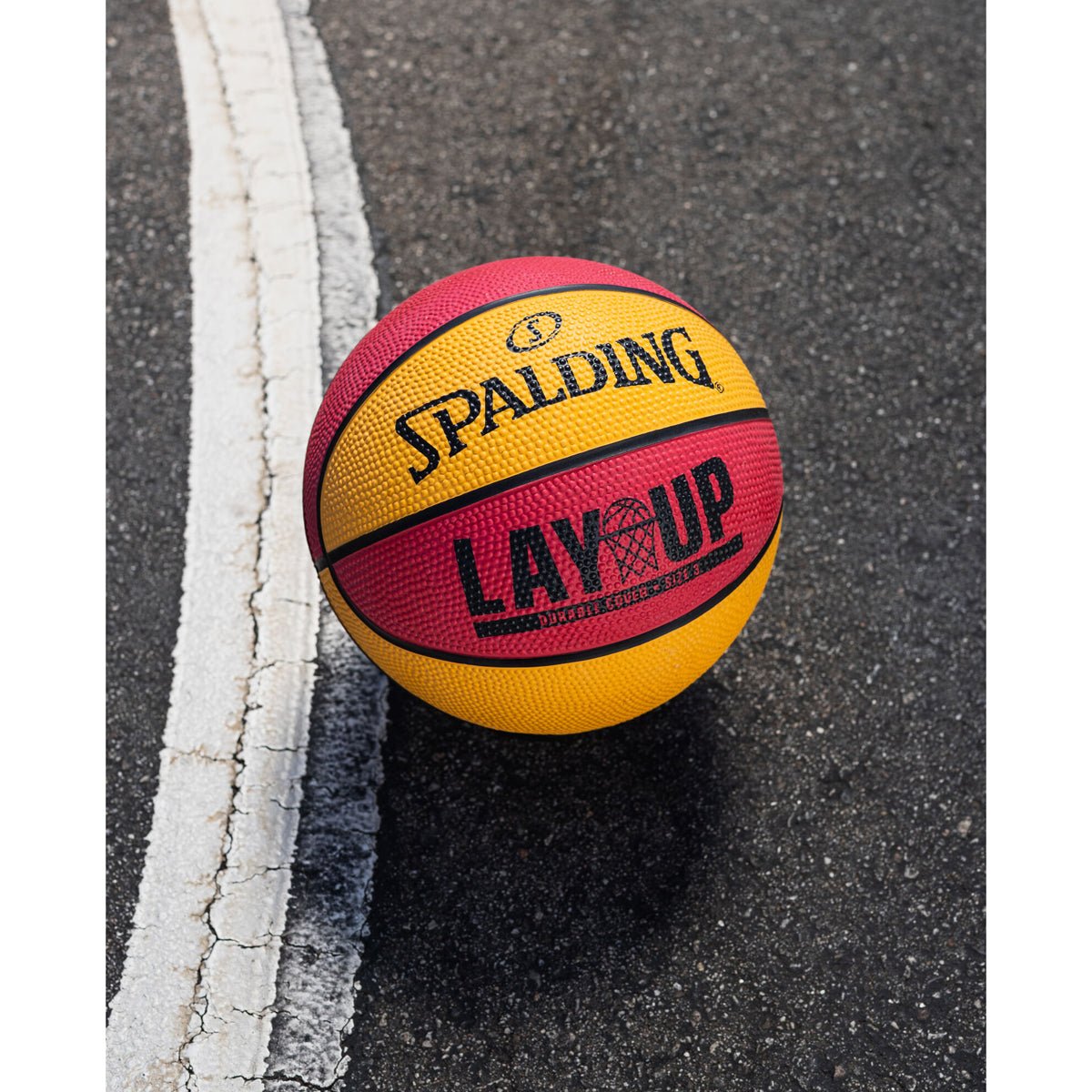 Spalding Layup Mini Rubber Outdoor Basketball - Forza Sports