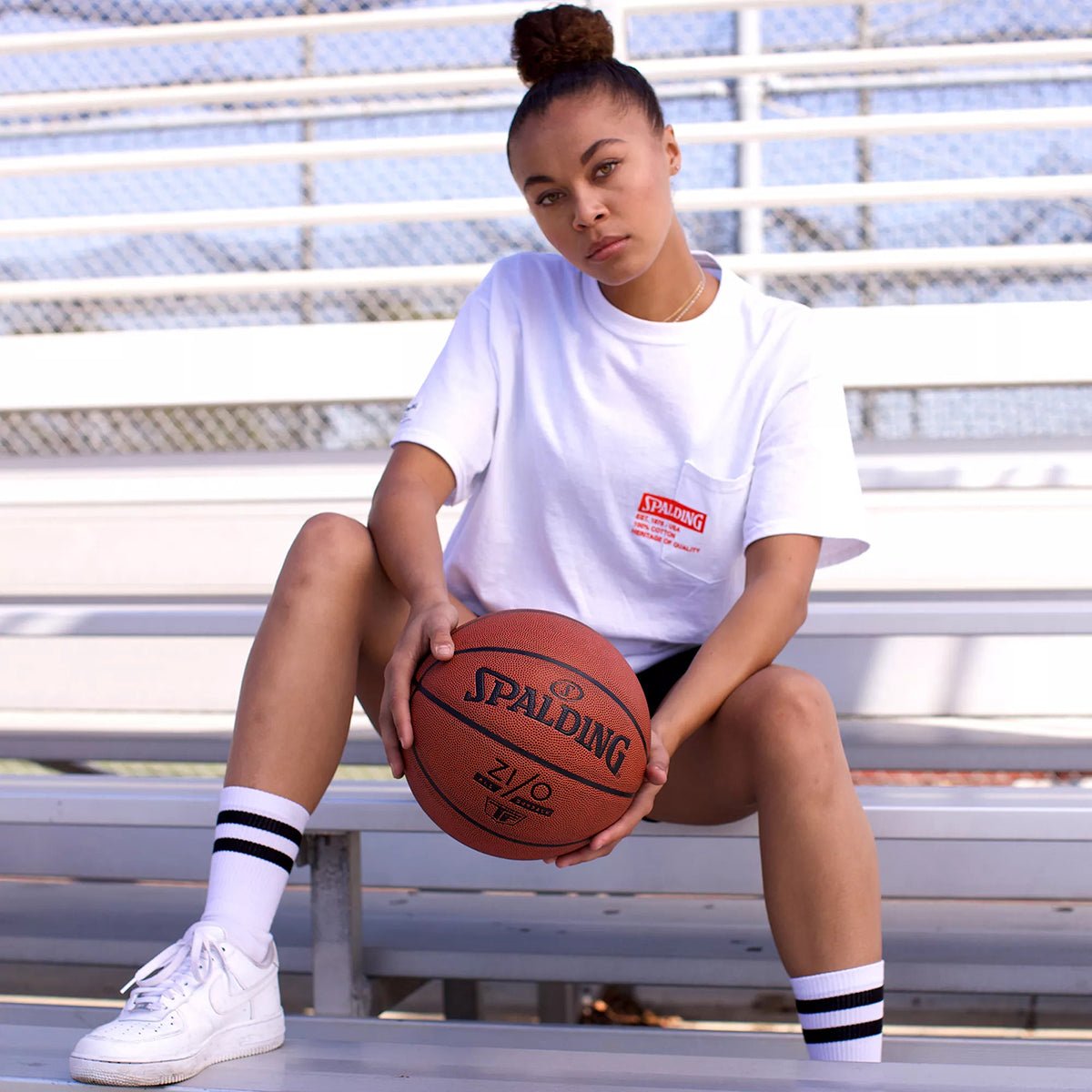 Spalding Zi/O Indoor/Outdoor Basketball - Orange - Forza Sports