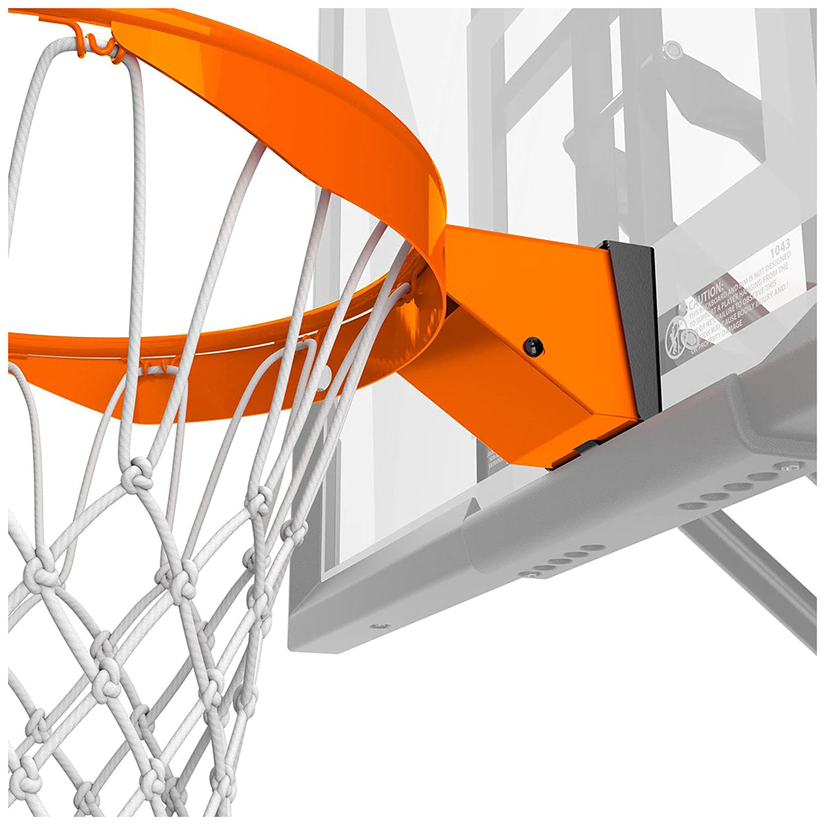 Spalding Arena Slam Breakaway Outdoor Basketball Rim - Orange Spalding