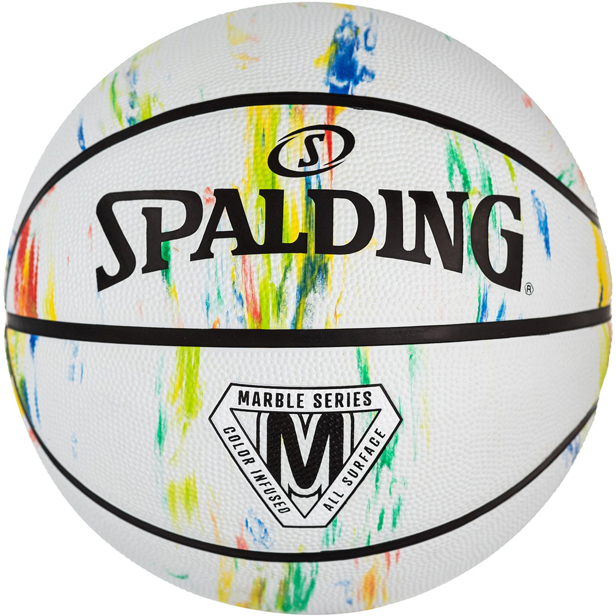 Spalding Marble Series Multicolor Outdoor Basketball - Forza Sports