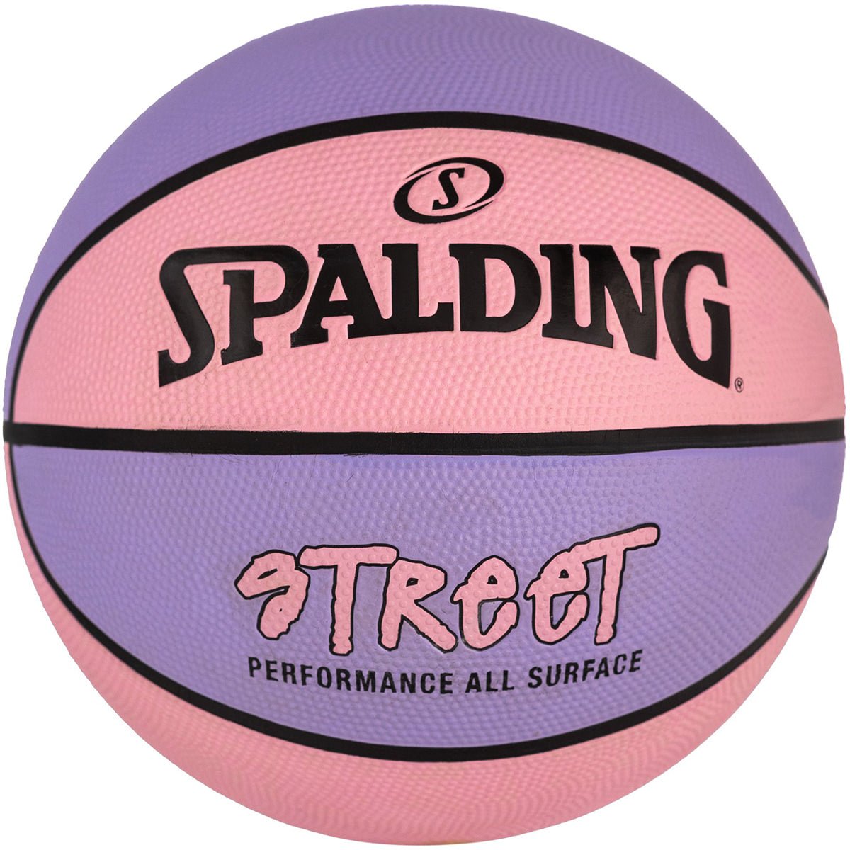 Spalding Street 28.5" Outdoor Basketball - Pink/Purple - Forza Sports