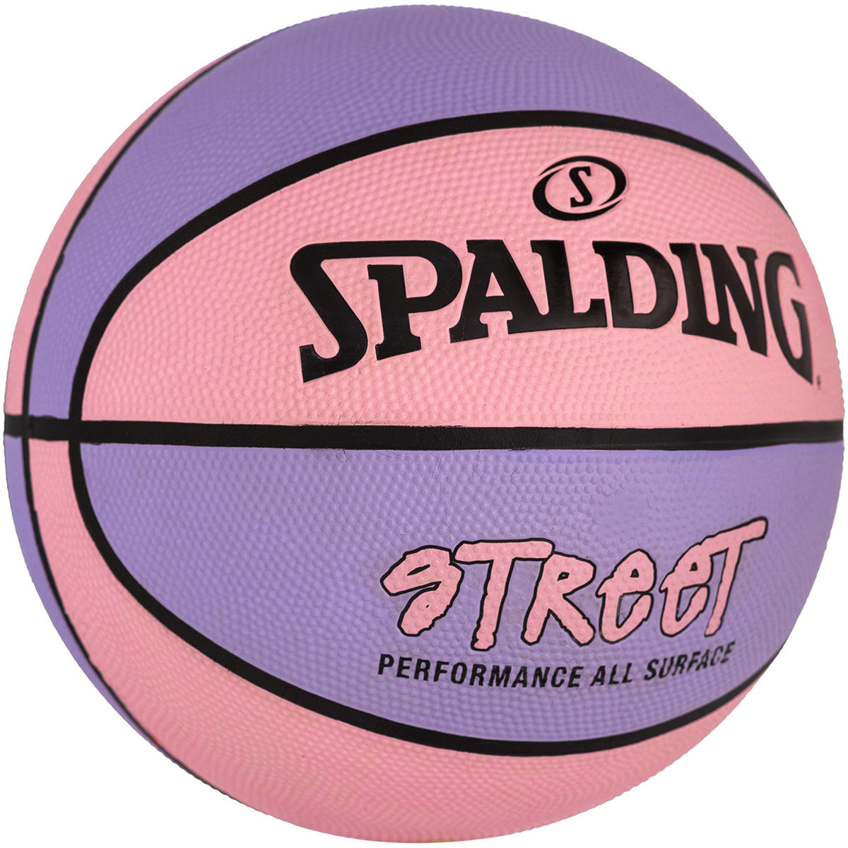 Spalding Street 28.5" Outdoor Basketball - Pink/Purple Spalding