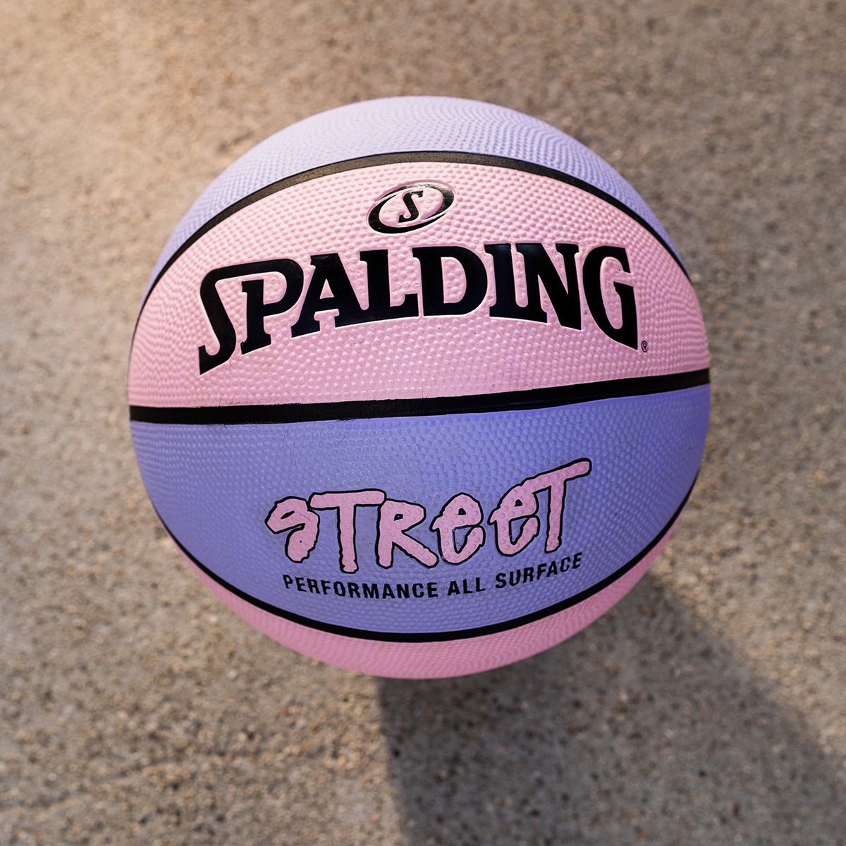 Spalding Street 28.5" Outdoor Basketball - Pink/Purple - Forza Sports