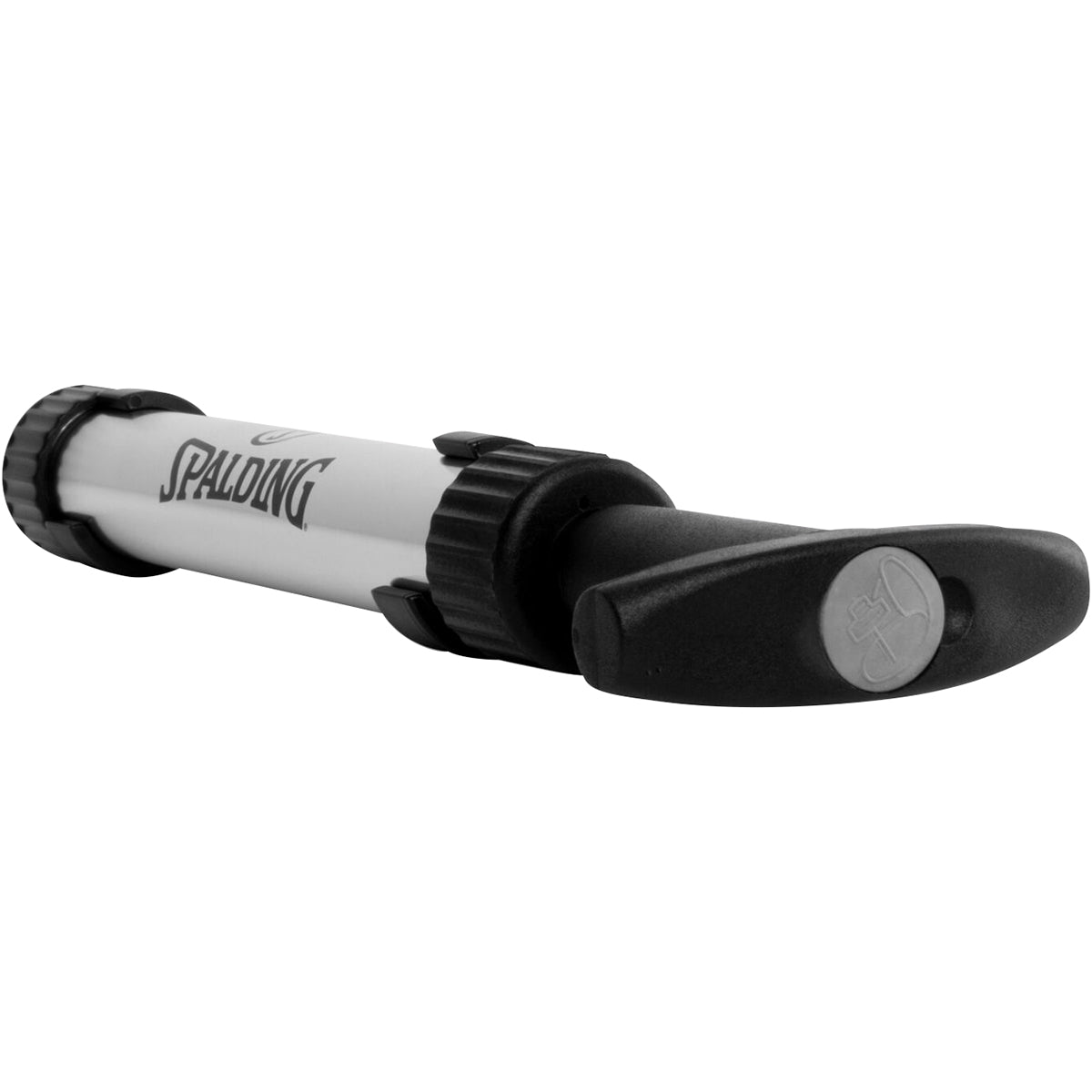 Spalding 6" Dual Action Ball Pump with Hose - Chrome - Forza Sports