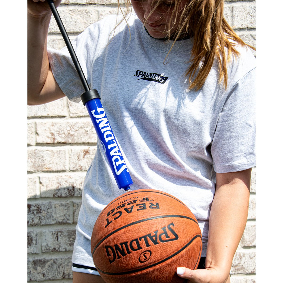 Spalding Championship Single Action Air Ball Pump - Forza Sports