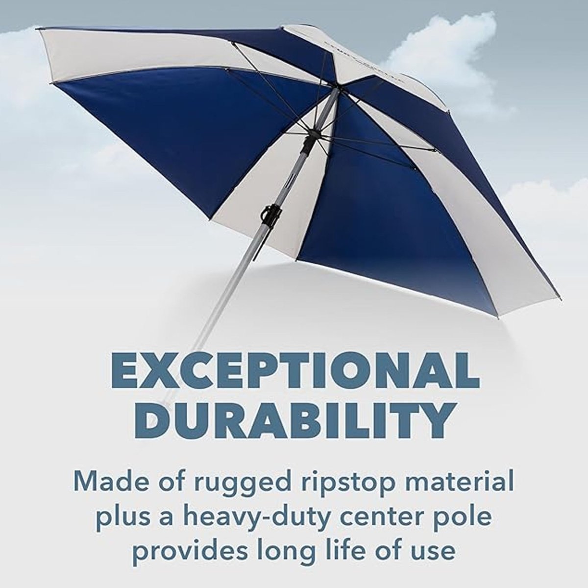 Sport - Brella Beach Umbrella, Navy - Forza Sports