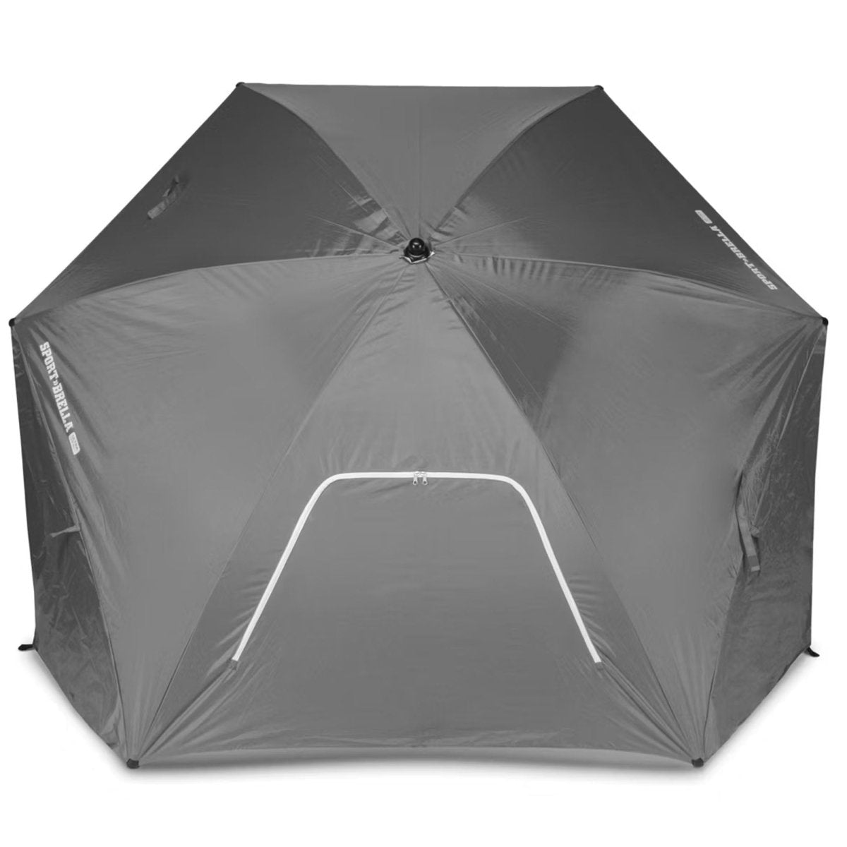 Sport - Brella Ultra SPF 50+ 8 Ft Angled Canopy Umbrella, Gray - Forza Sports