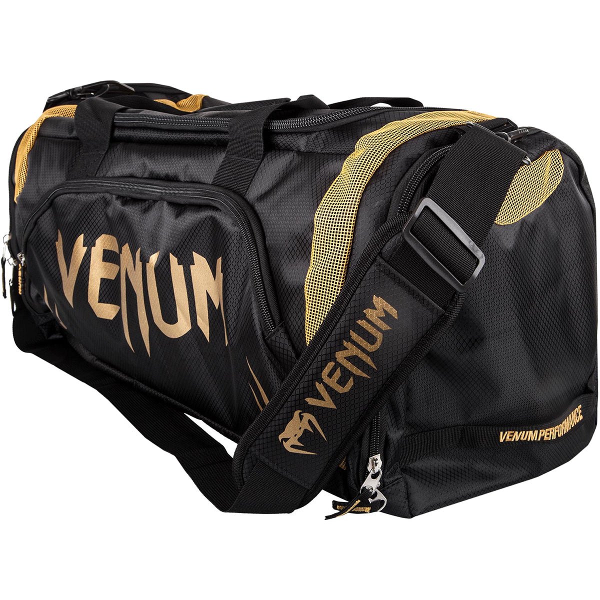 Venum Trainer Lite Sport Duffel Bag - Black/Gold - Forza Sports