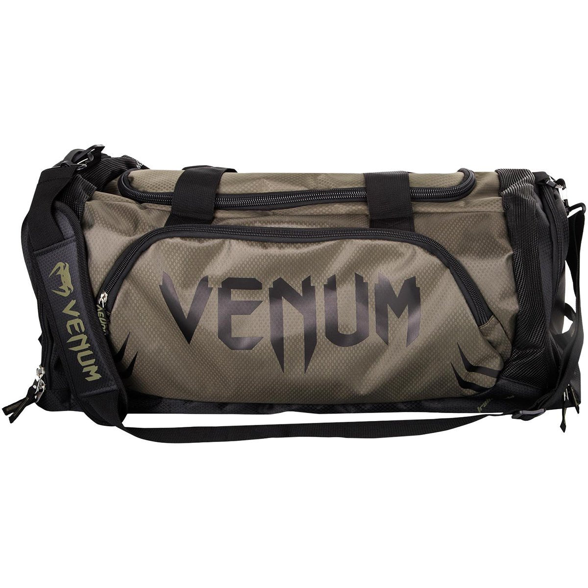 Venum Trainer Lite Sport Duffel Bag - Khaki/Black - Forza Sports