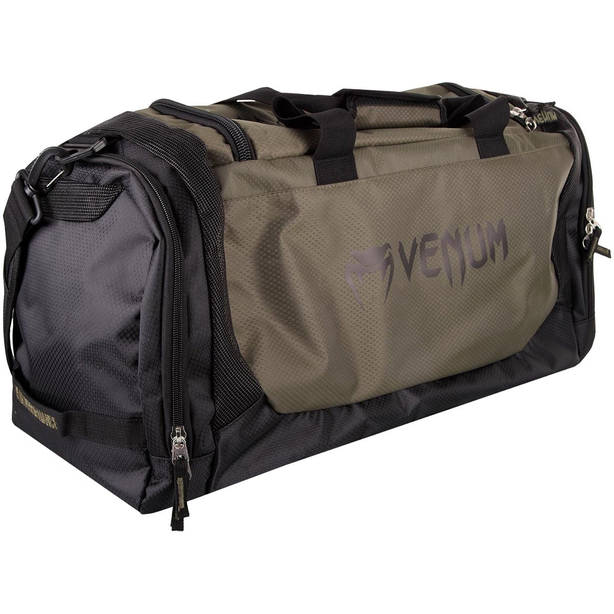 Venum Trainer Lite Sport Duffel Bag - Khaki/Black - Forza Sports