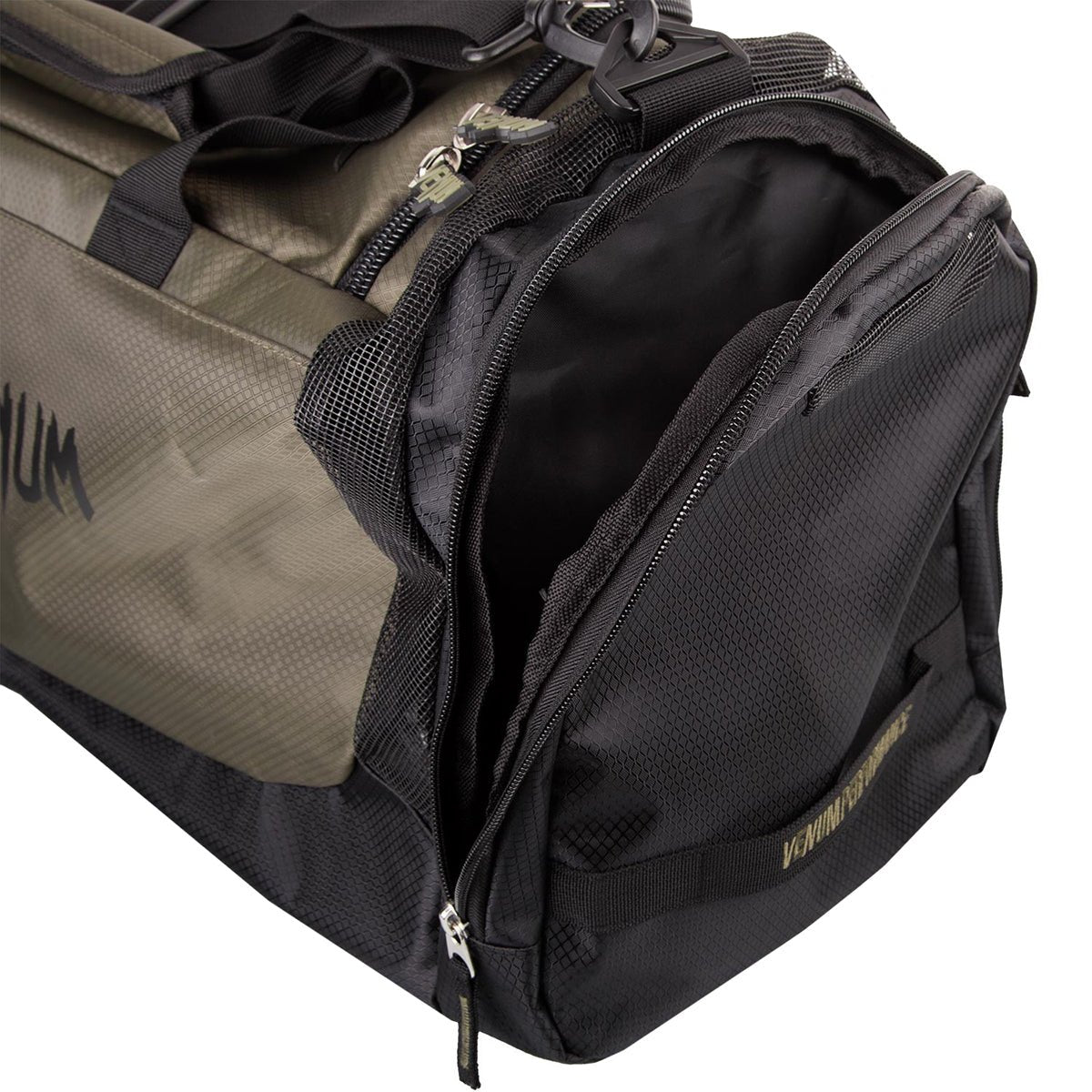 Venum Trainer Lite Sport Duffel Bag - Khaki/Black - Forza Sports