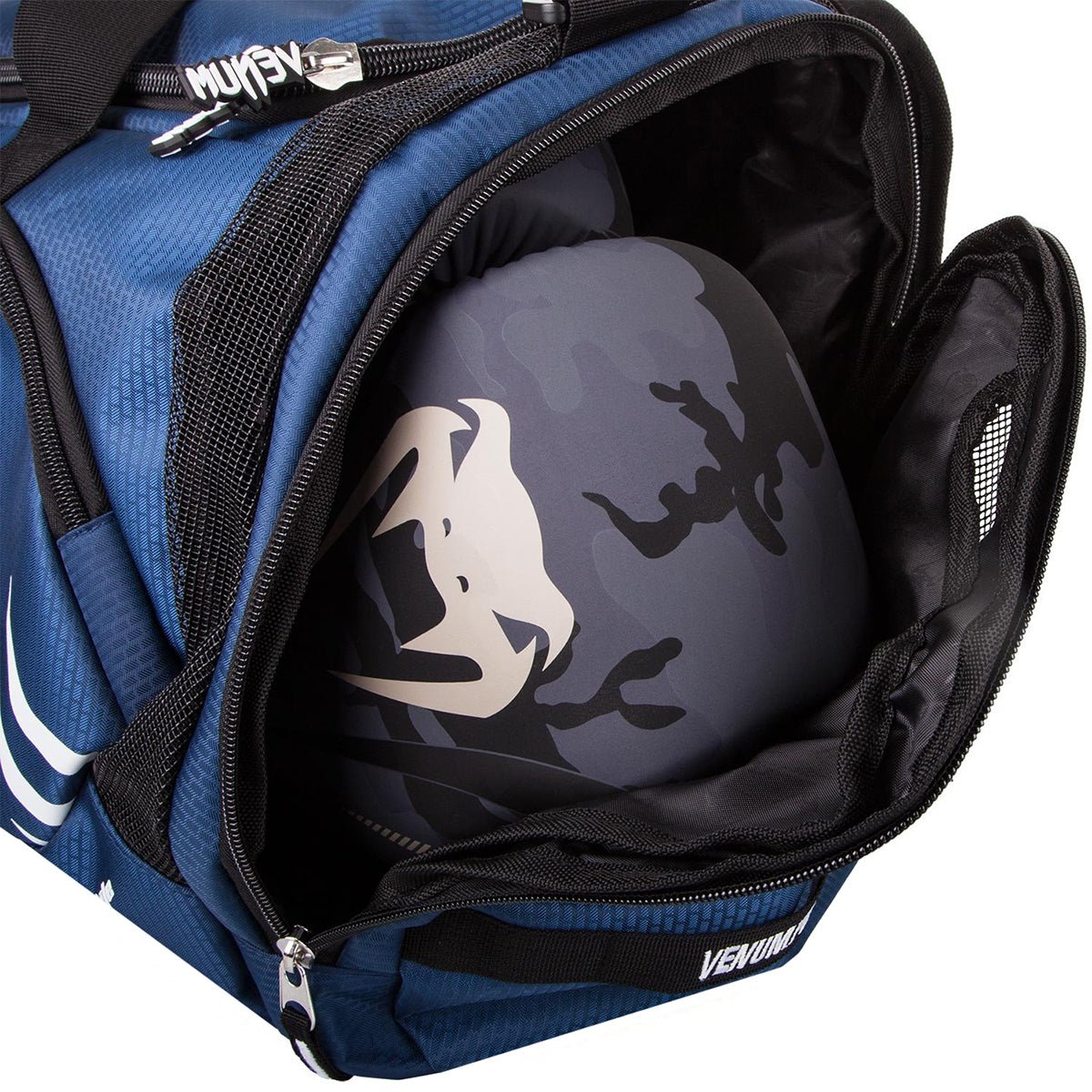 Venum Trainer Lite Sport Duffel Bag - Navy Blue/White - Forza Sports