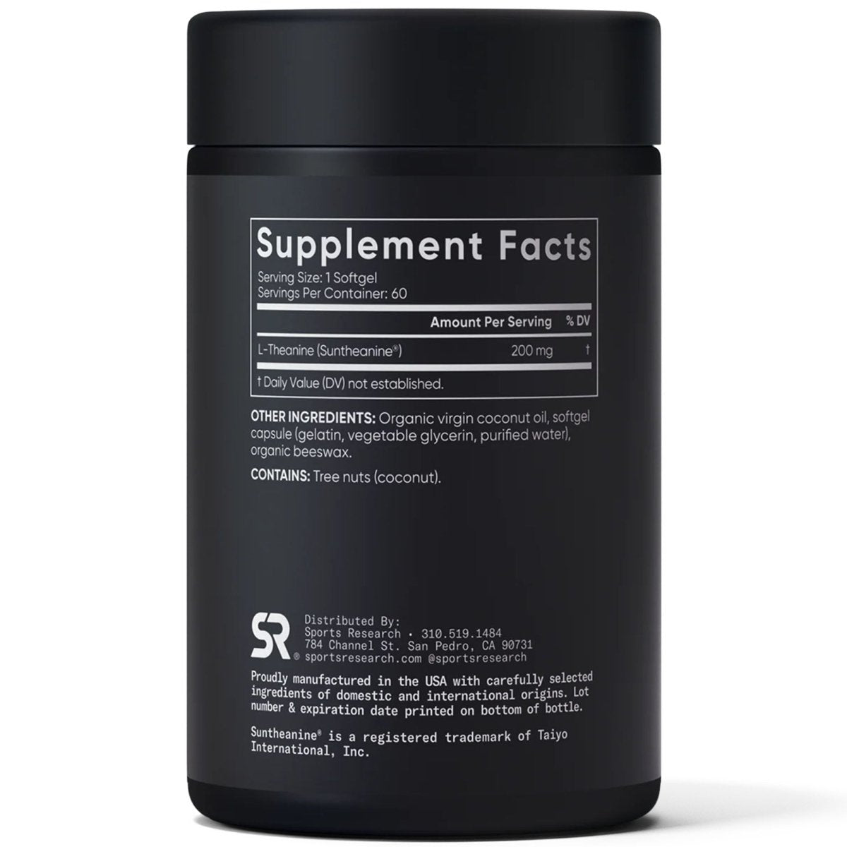Sports Research L - Theanine Suntheanine - Forza Sports