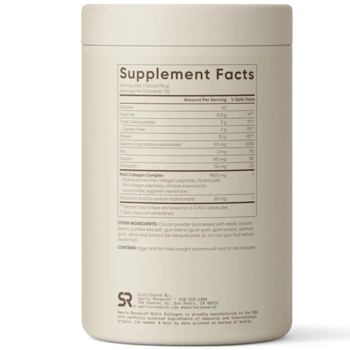 Sports Research Hydrolyzed Collagen Peptides Dietary Supplement - 41 Servings - Forza Sports