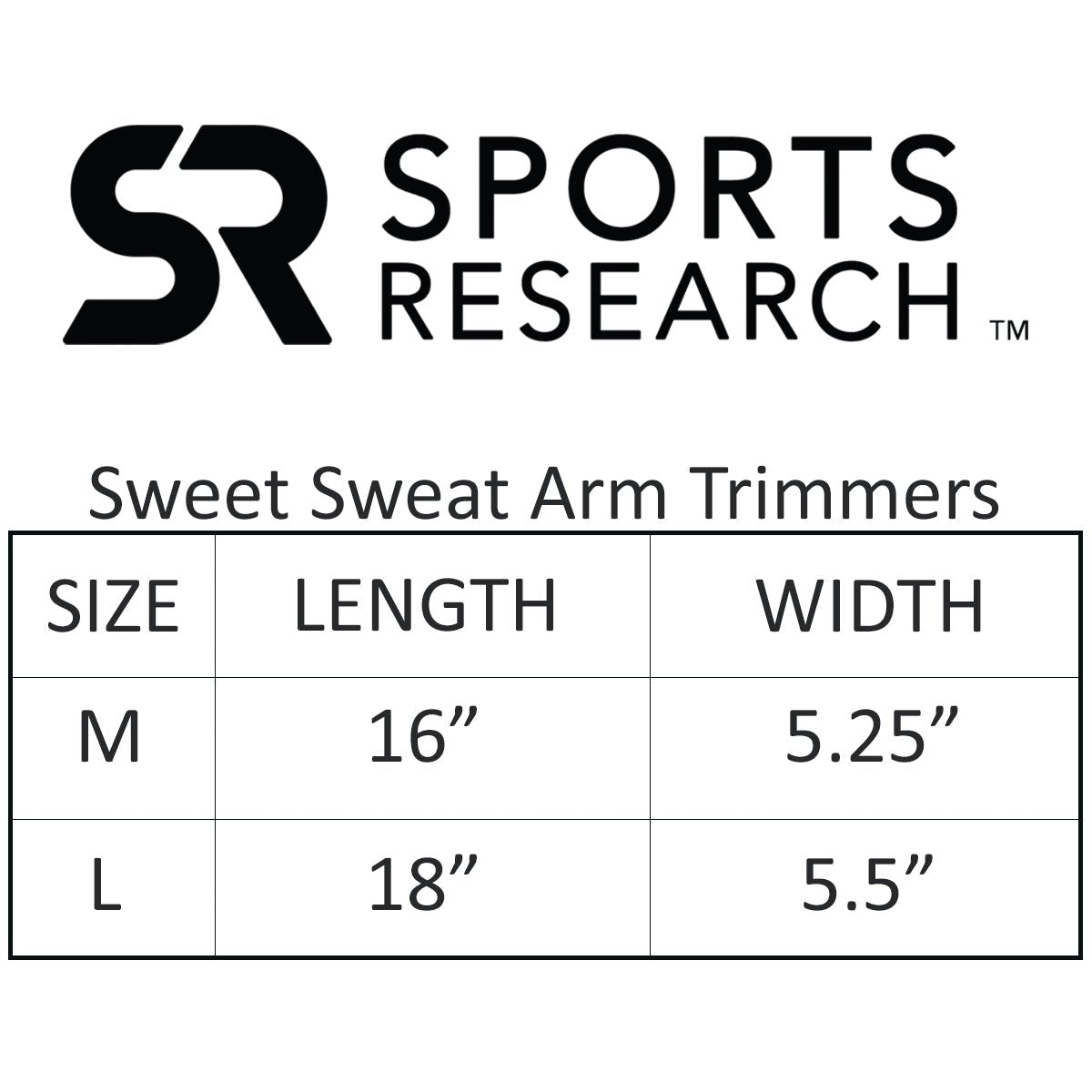 Sports Research Sweet Sweat Arm Trimmers - Yellow - Forza Sports