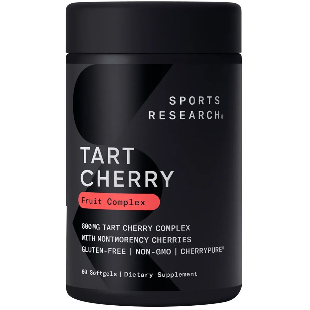 Sports Research Tart Cherry Concentrate Dietary Supplement - 60 Softgels - Forza Sports