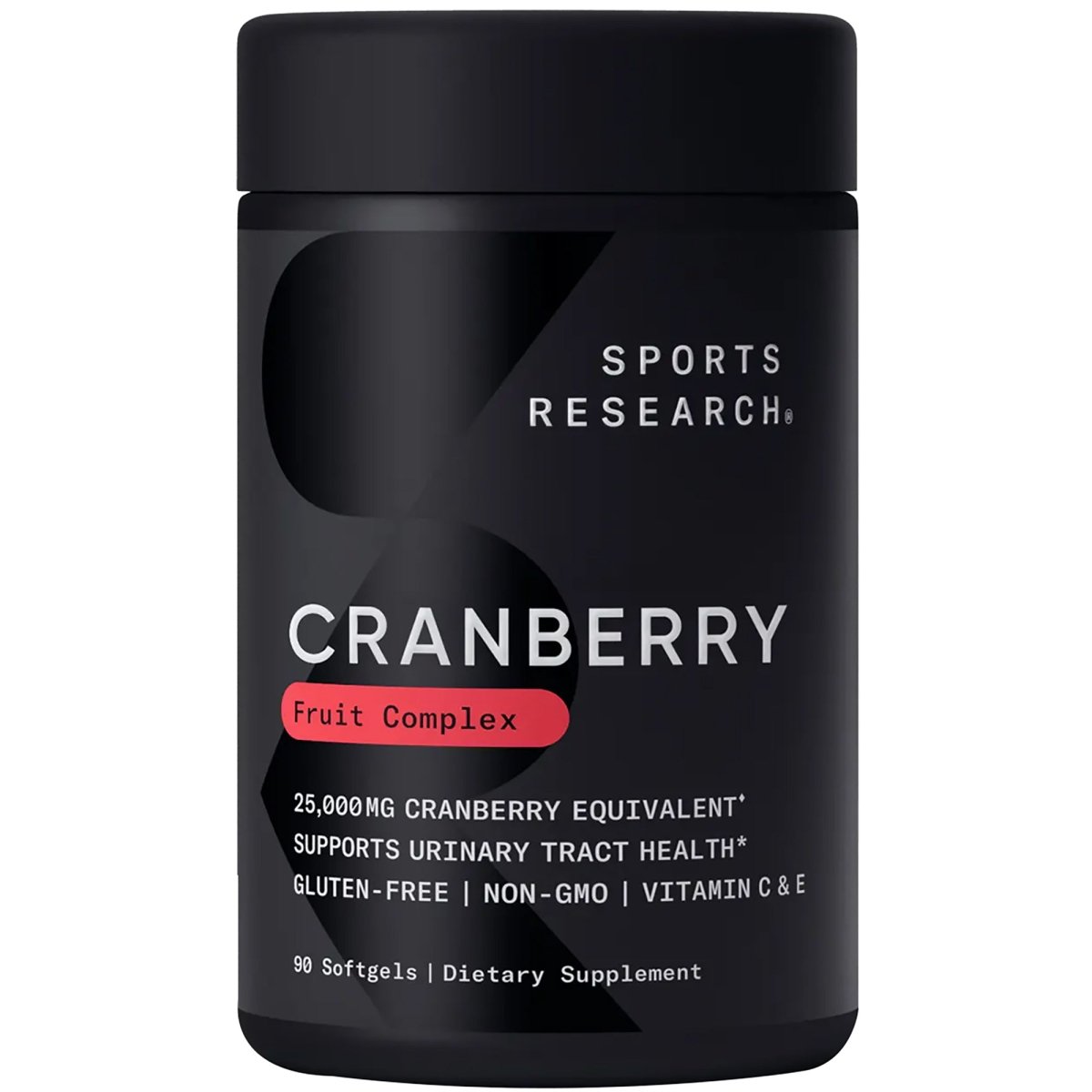 Sports Research Cranberry Concentrate Dietary Supplement - 90 Softgels - Forza Sports