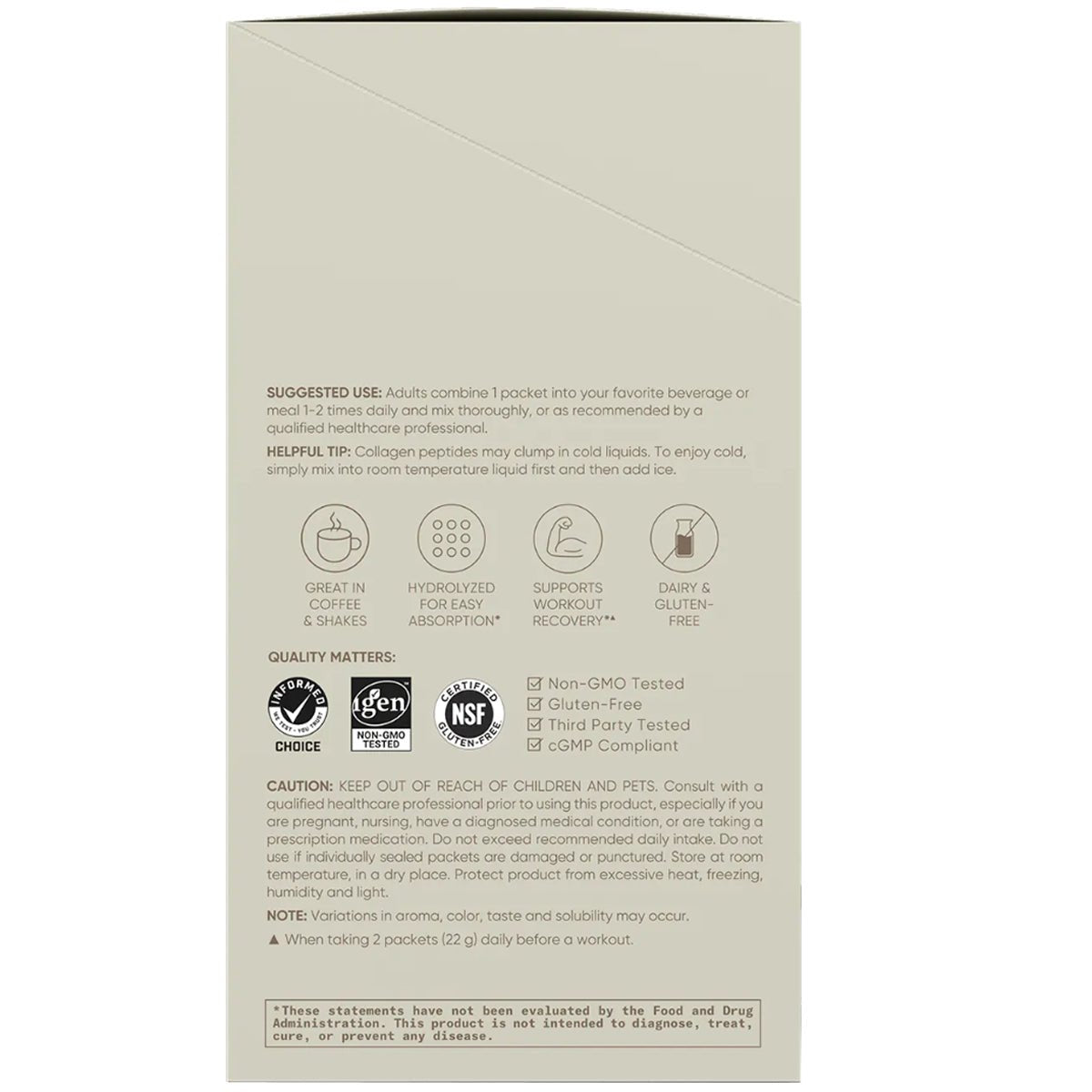 Sports Research Hydrolyzed Collagen Peptides Dietary Supplement - Unflavored - Forza Sports