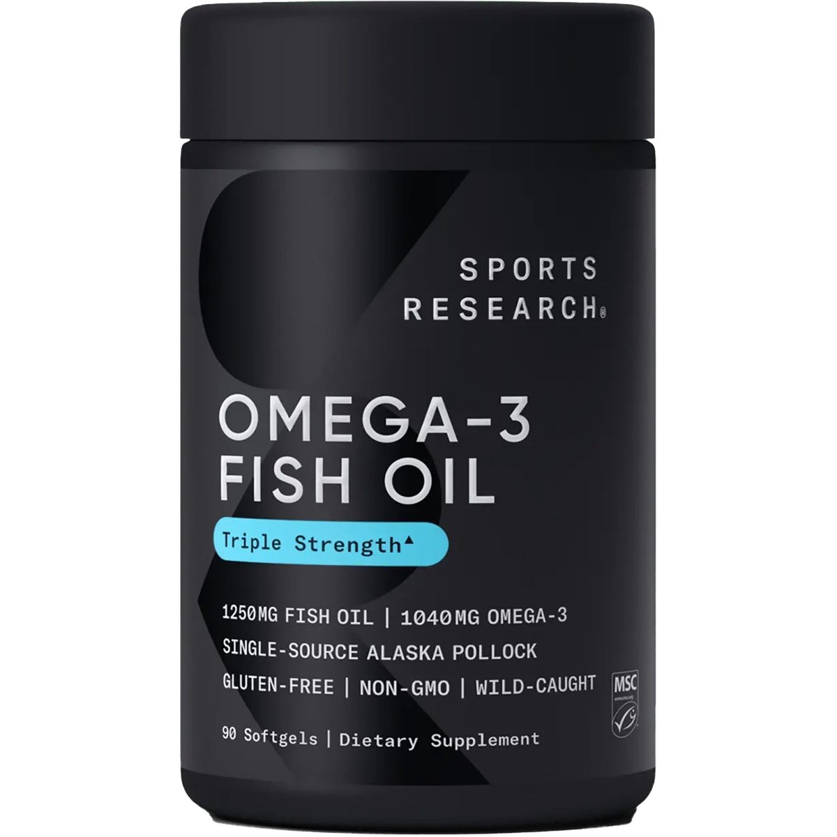 Sports Research - Omega - 3 Fish Oil from Wild Alaska Pollock - Forza Sports