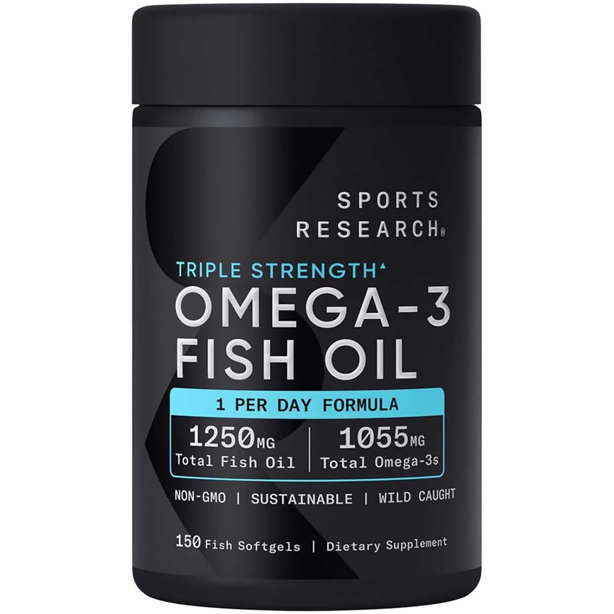 Sports Research - Omega - 3 Fish Oil from Wild Alaska Pollock - Forza Sports