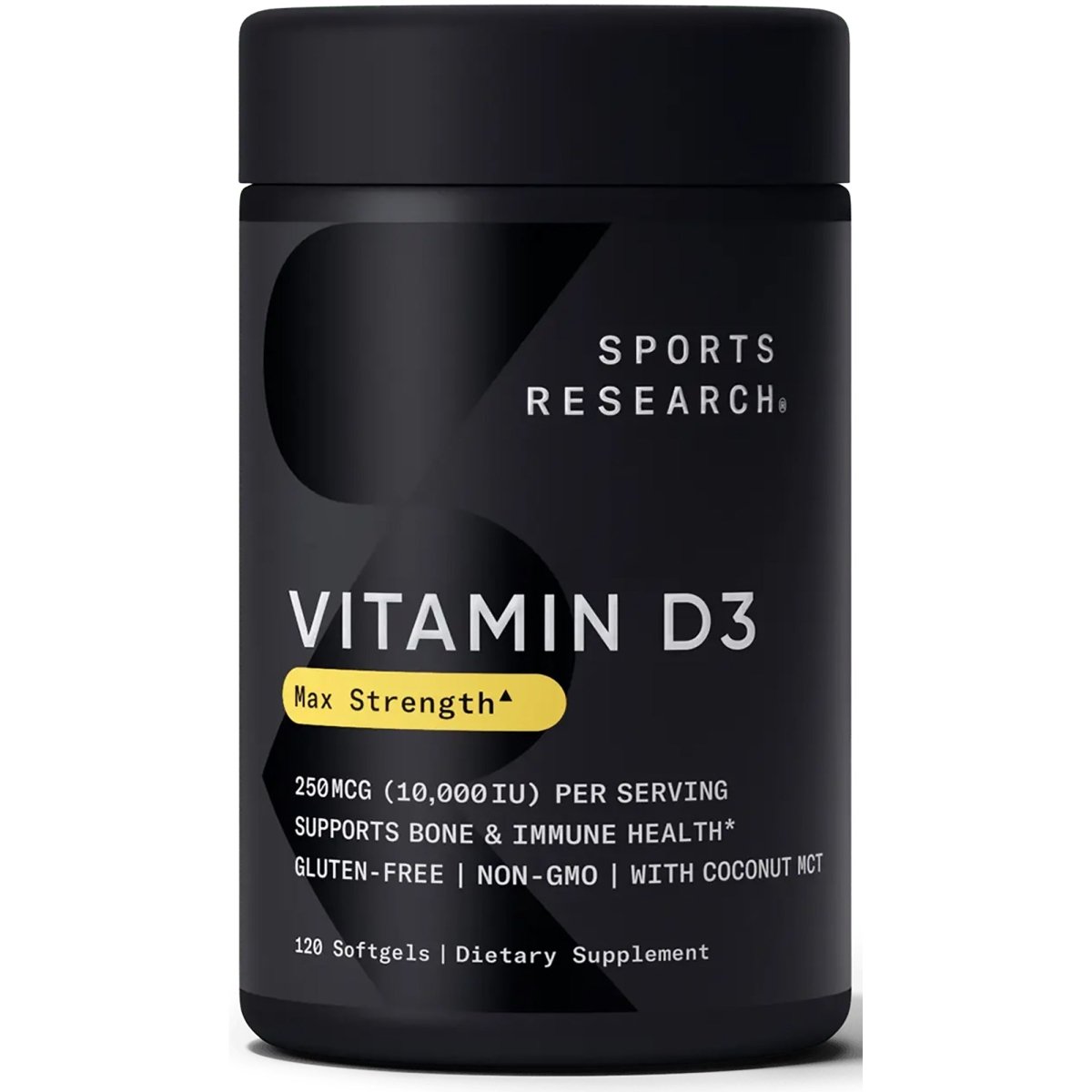 Sports Research - Vitamin D3 10000iu - 120 softgels - Forza Sports