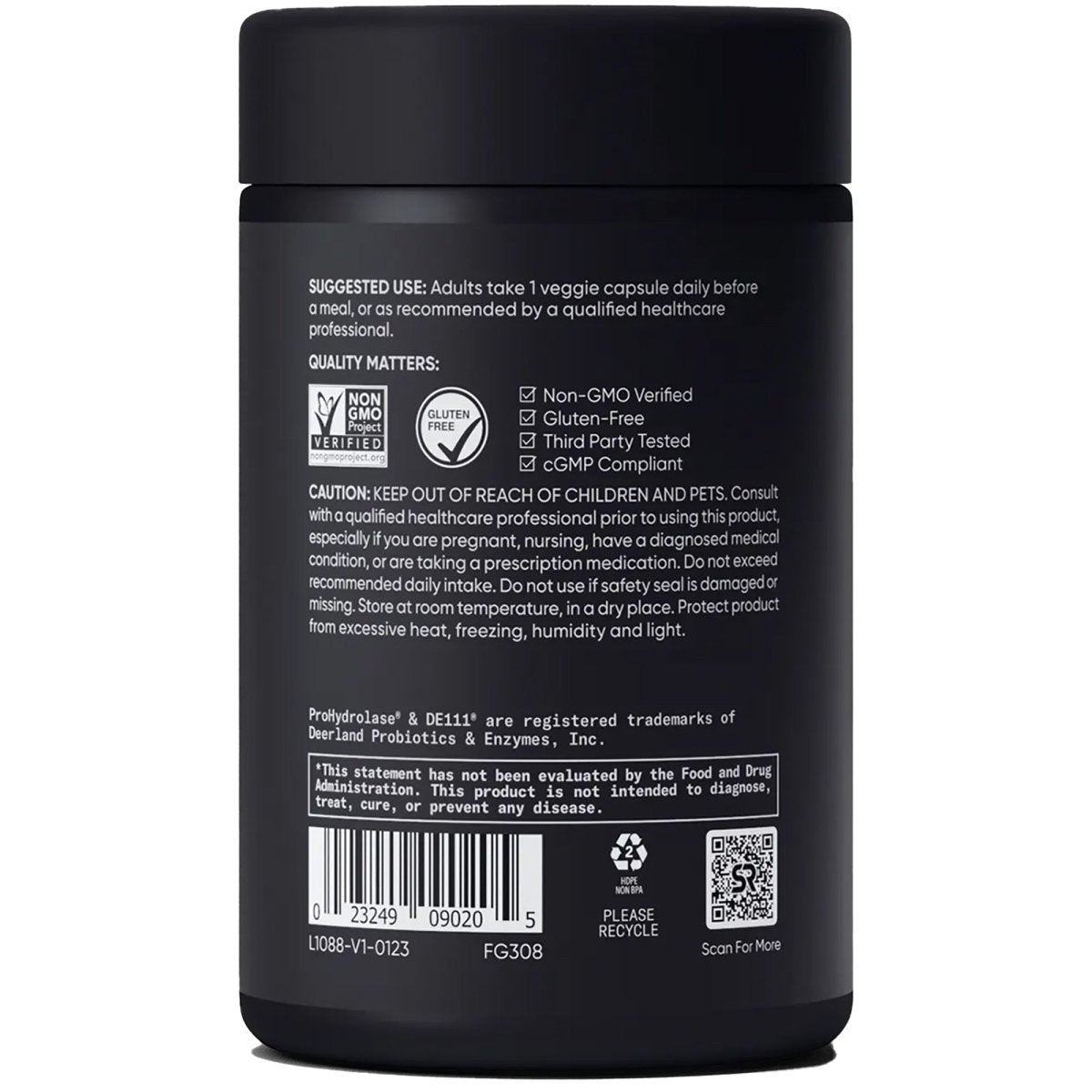 Sports Research Digestive Enzymes + Probiotic Supplement - 90 Veggie Capsules - Forza Sports