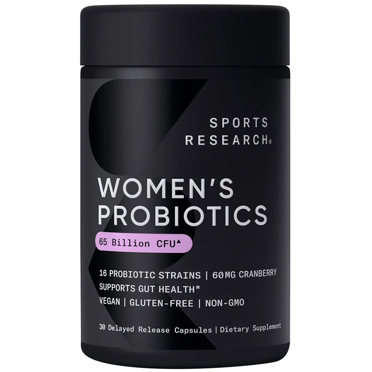 Sports Research Women's Probiotics Cranberry + Prebiotics - 30 Capsules - Forza Sports
