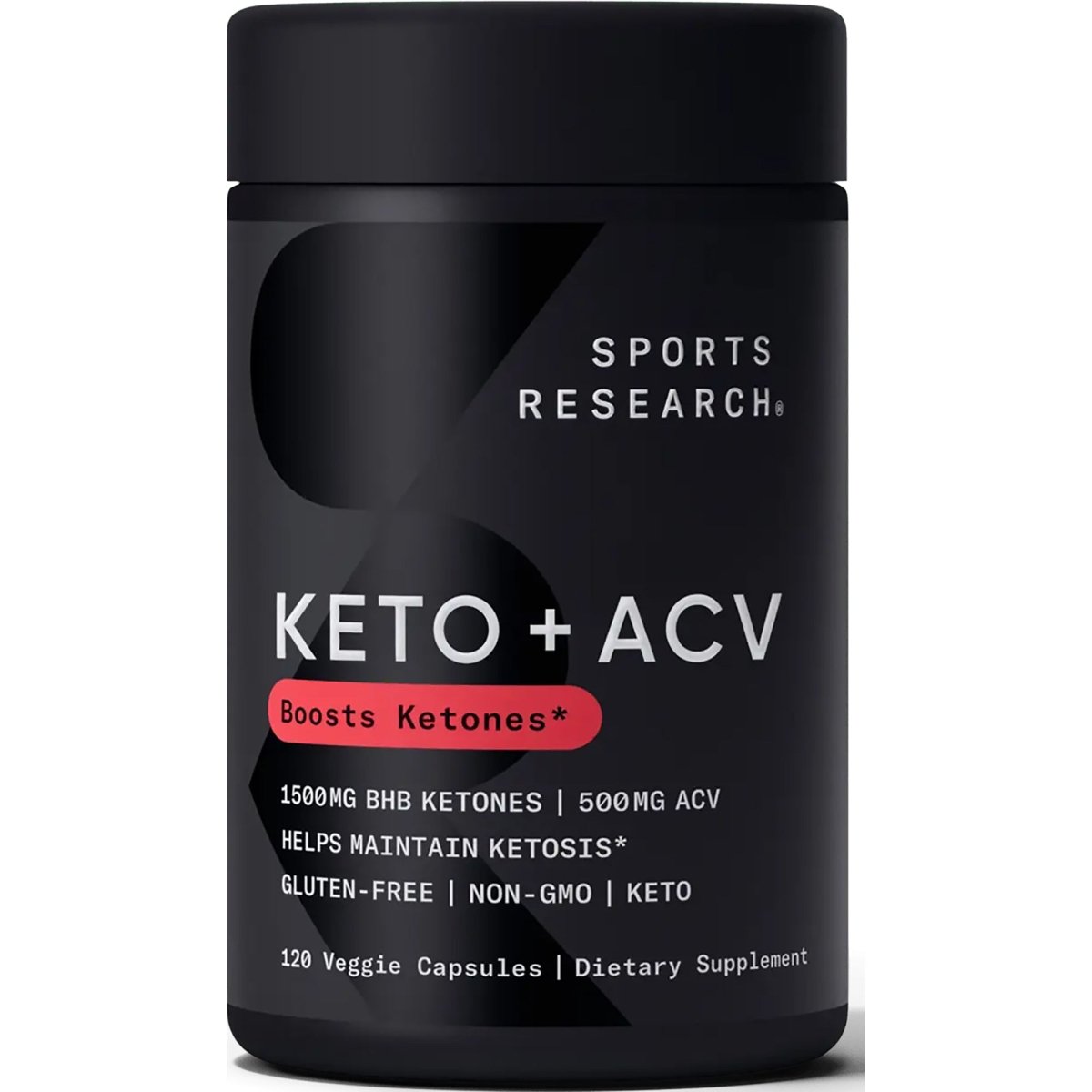 Sports Research - Keto+ACV - 120 veggie capsules - Forza Sports