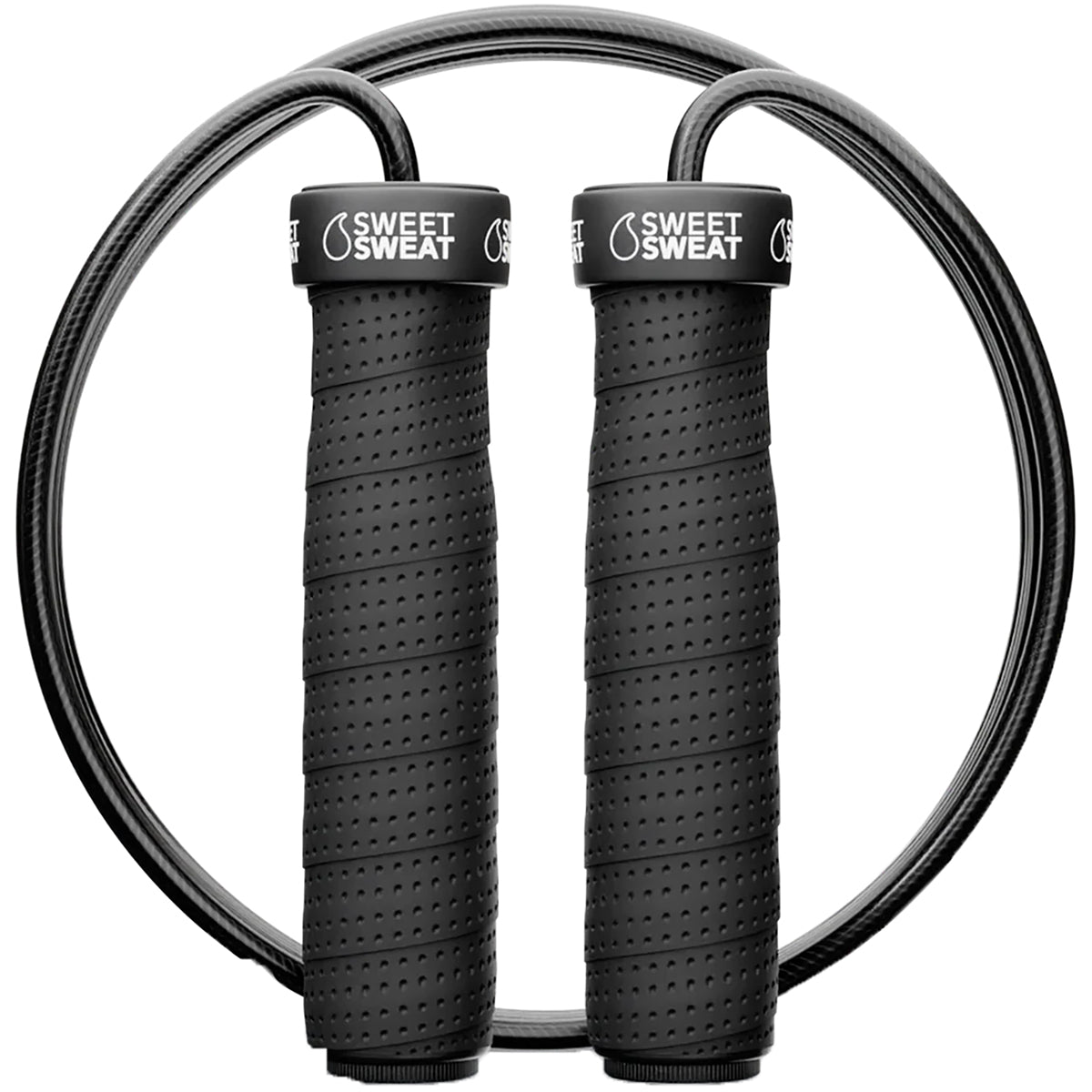 Sports Research Sweet Sweat Adjustable Length Cable Jump Rope - Forza Sports