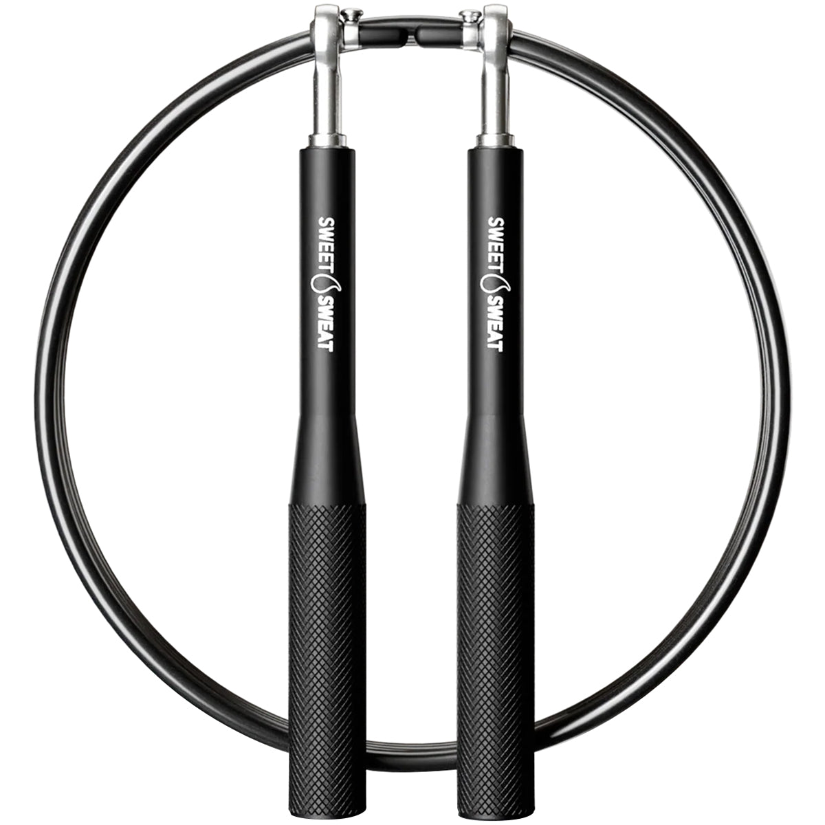 Sports Research Sweet Sweat Adjustable Length Speed Jump Rope - Forza Sports