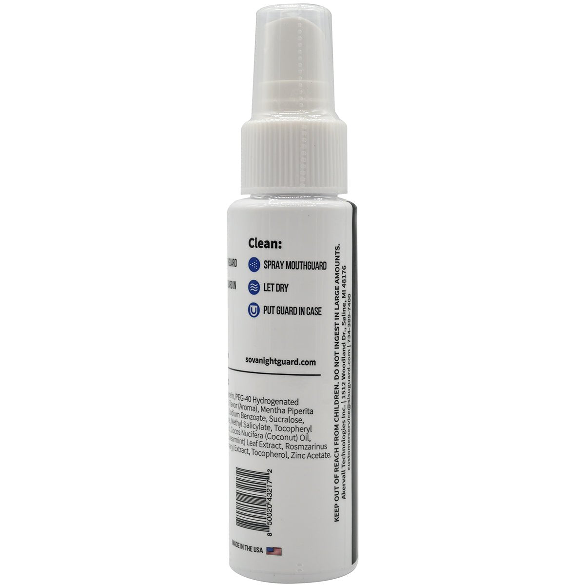 SOVA Fresh Cinnamint Night Guard Mouthguard Spray - Forza Sports