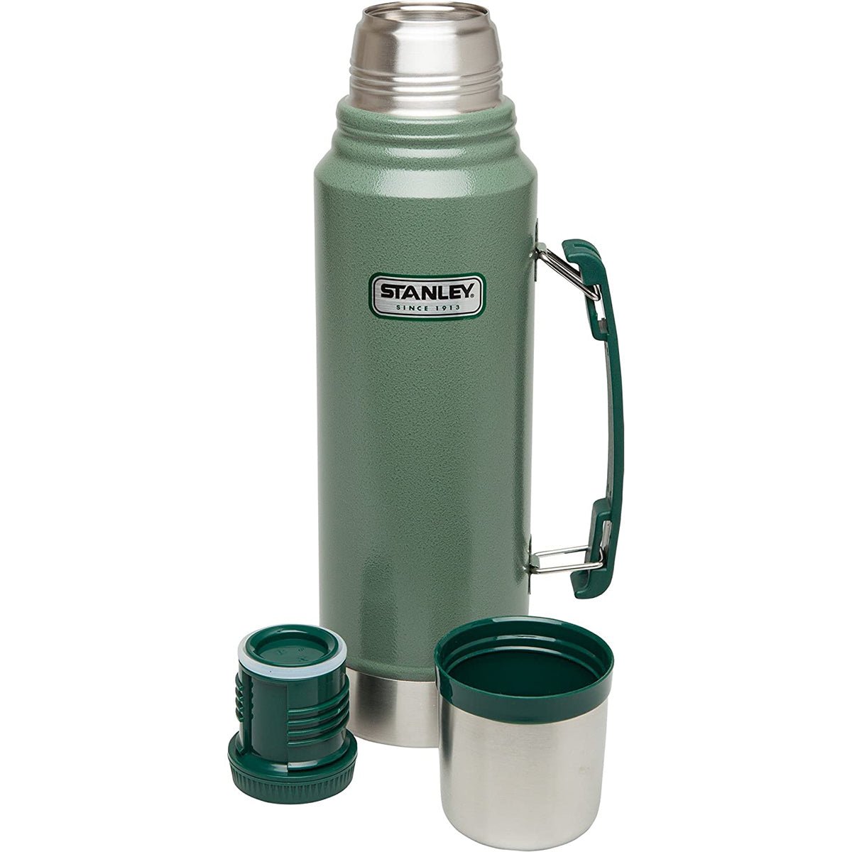 Stanley Gift Set with Heritage Cooler and Classic Vacuum Bottle - Green - Forza Sports