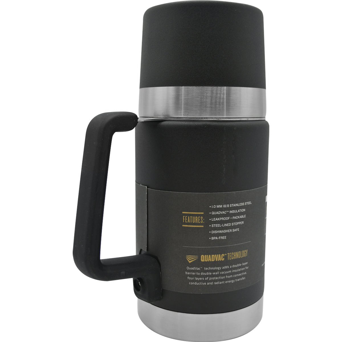 Stanley Master Unbreakable Insulated Stainless Steel Food Jar - Foundry Black - Forza Sports