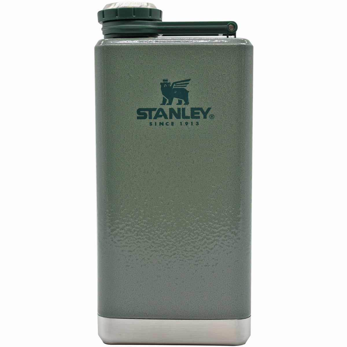 Stanley 8 oz. Adventure Pre - Party Stainless Steel Flask - Hammertone Green - Forza Sports