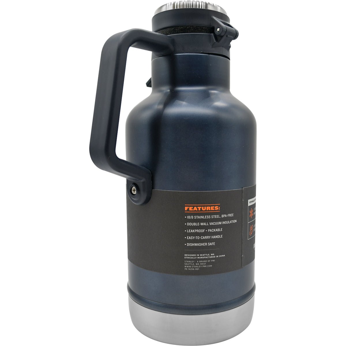 Stanley Classic 2 qt. Vacuum Insulated Stainless Steel Easy - Pour Growler - Forza Sports