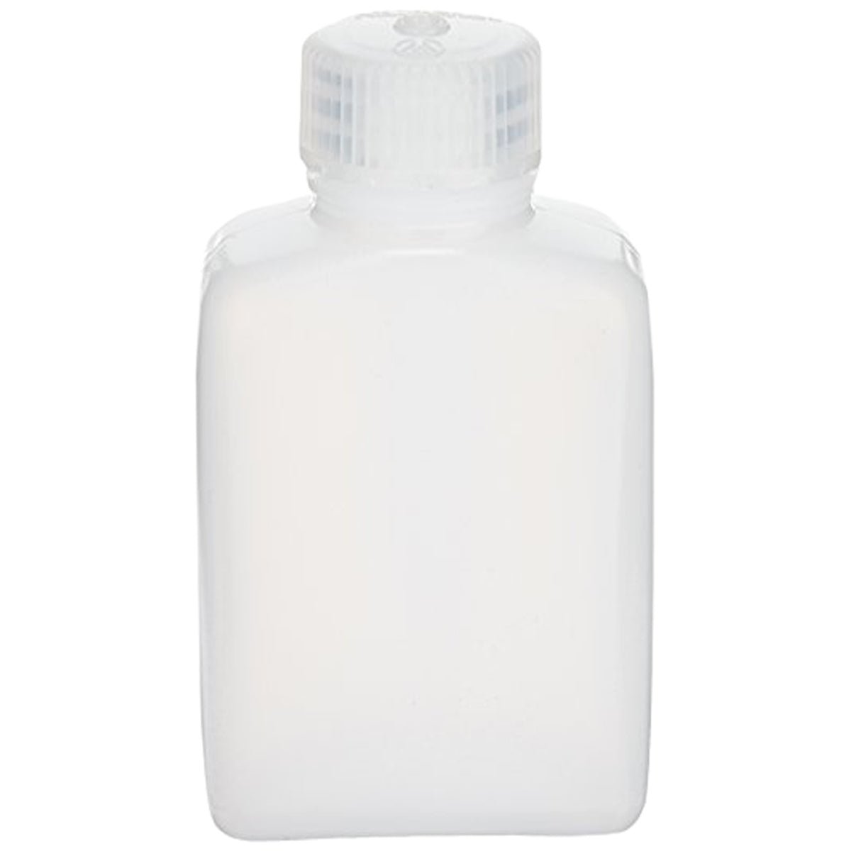 Nalgene HDPE Plastic Wide Mouth Rectangular Storage Bottle - Clear - Forza Sports