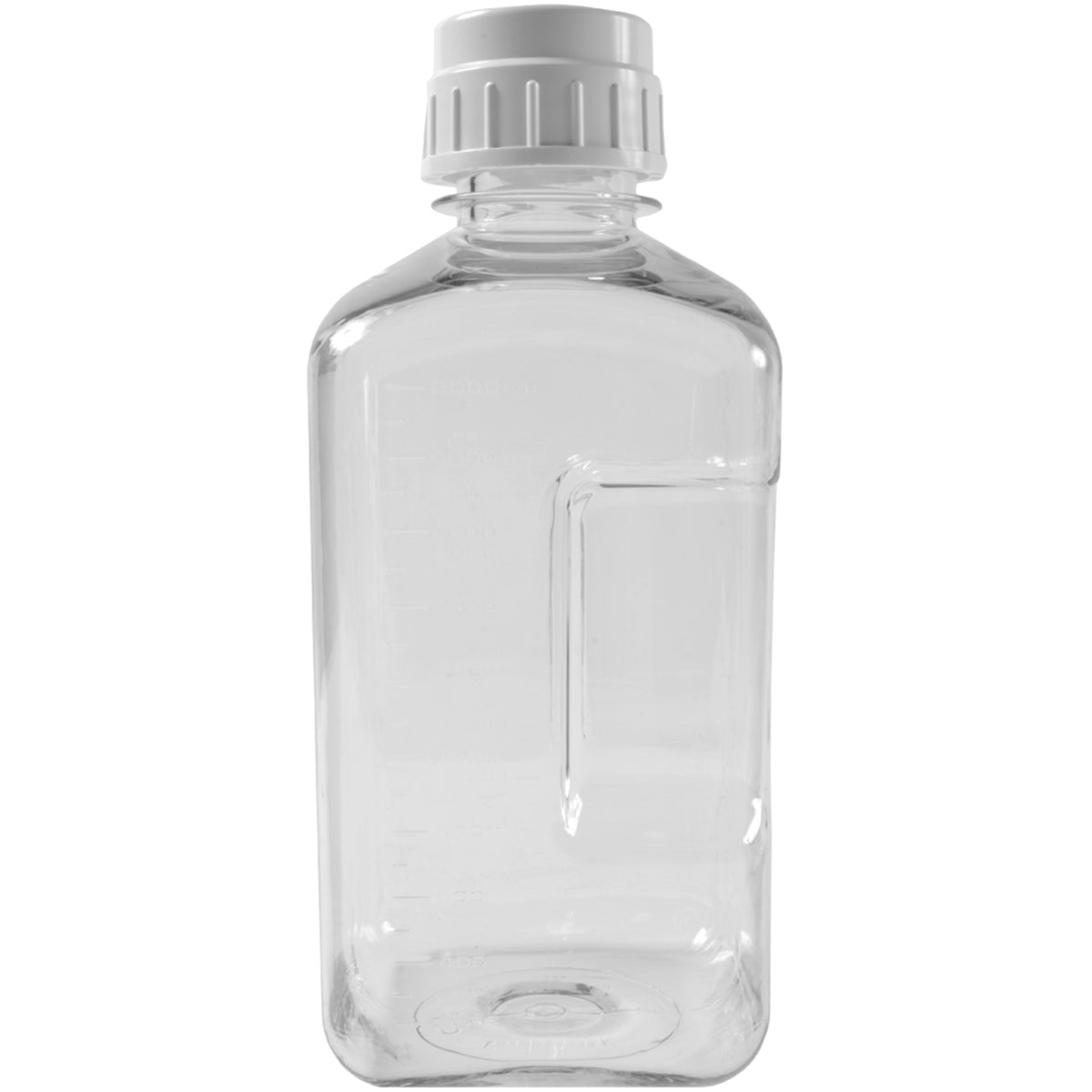 Nalgene Transparent Lexan Polycarbonate Square Storage Bottle - Clear - Forza Sports