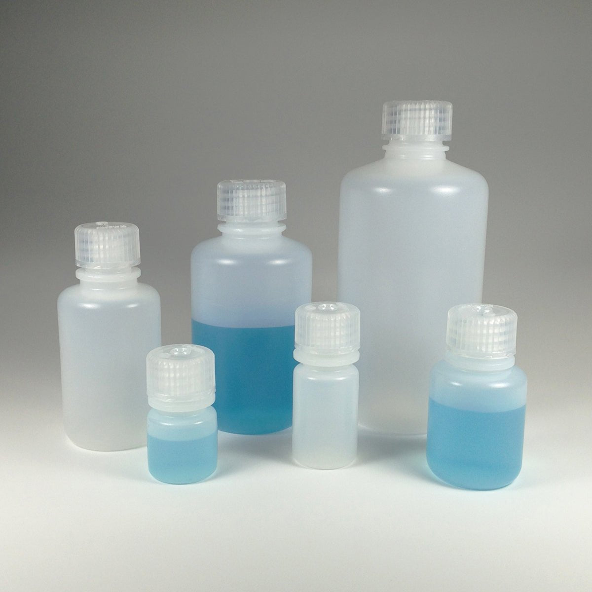 Nalgene HDPE Plastic Narrow Mouth Storage Bottle - Clear - Forza Sports
